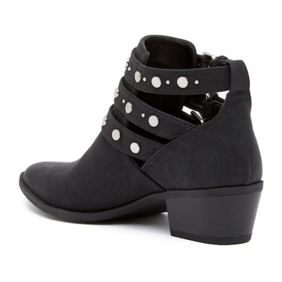 SALE NWT SAM EDELMAN Booties Stack Heel Closed Toe - Picture 4 of 8